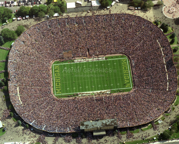 Michigan Stadium in Washtenaw County, Michigan